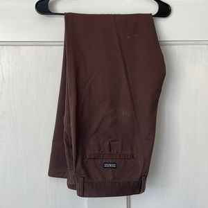 men’s brown causal dress pant